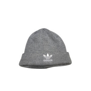 Adidas gray knit ribbed winter hat, one size
